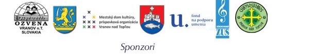 Logá organizátorov a partnerov XXXIII. Vranovských zborových slávností