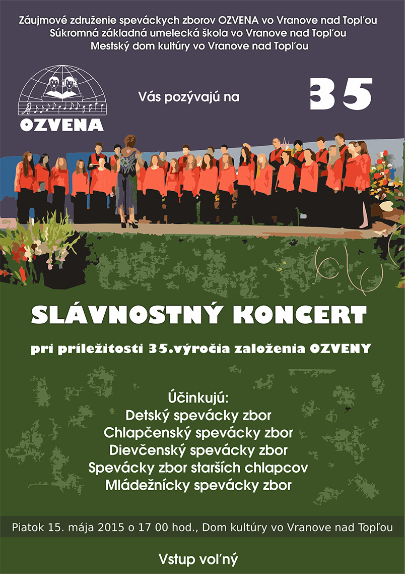 Plagát: Slávnostný koncert OZVENY