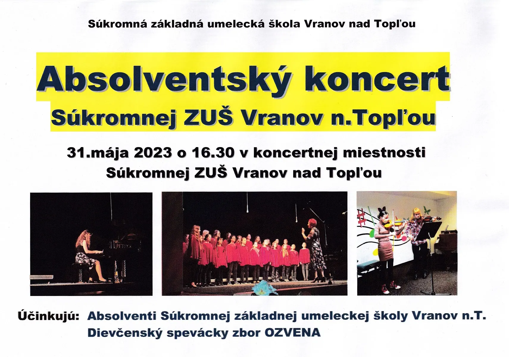 Absolventský koncert 2023