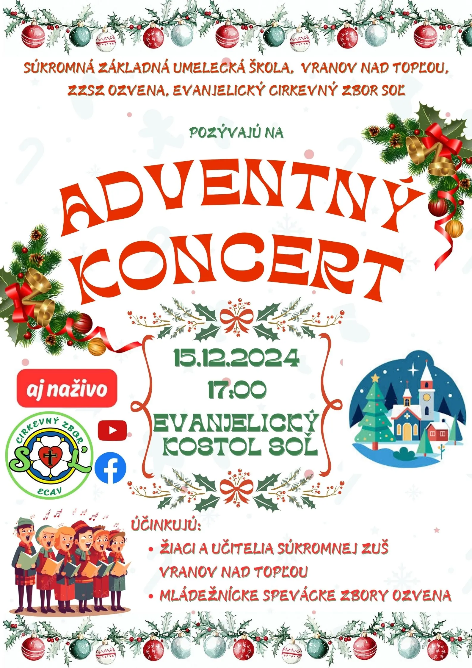 Adventný koncert Soľ 2024