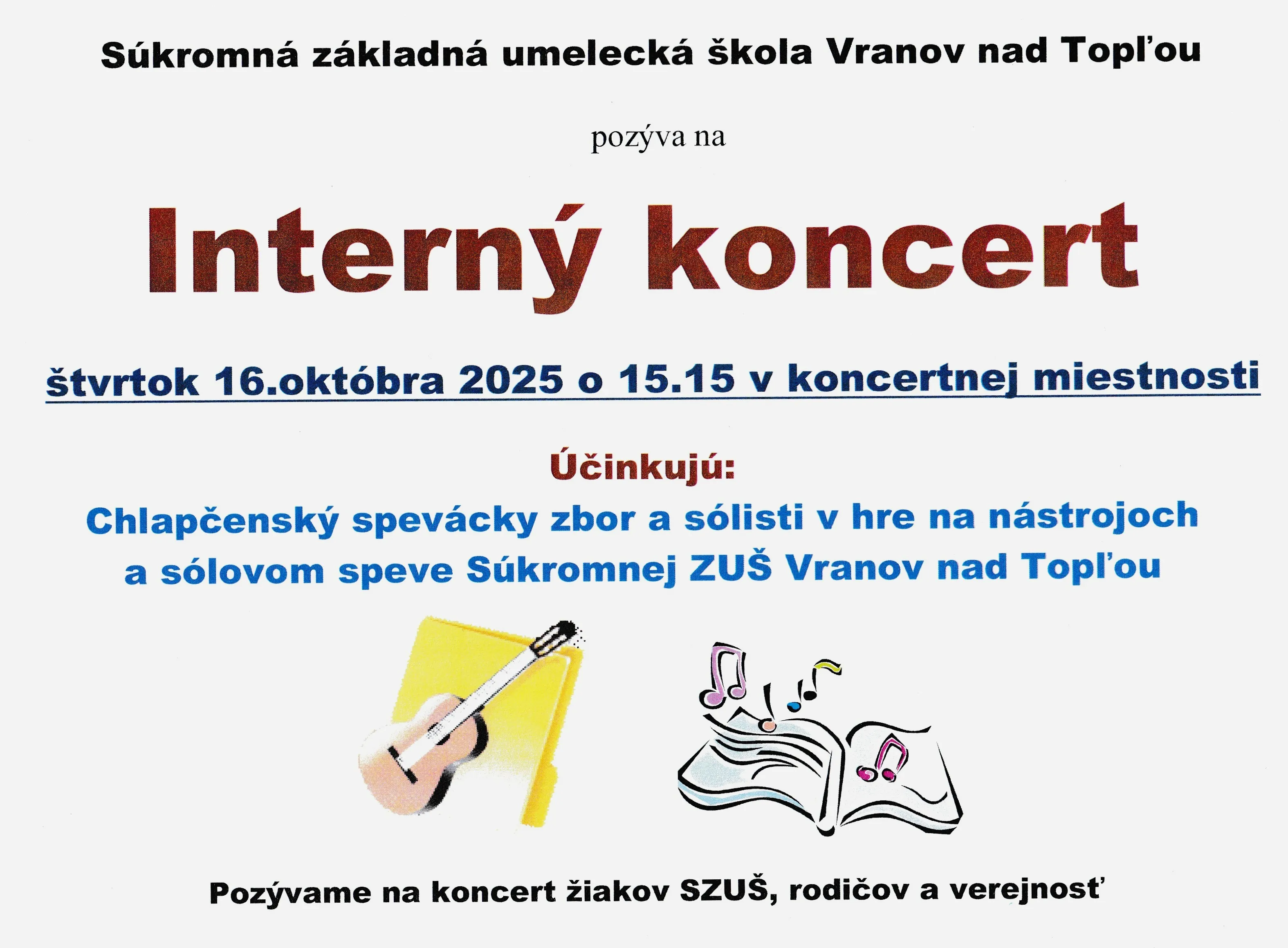 Interný koncert október 2025