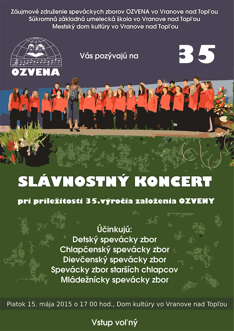 Súkromná ZUŠ - Slávnostný koncert - plagát